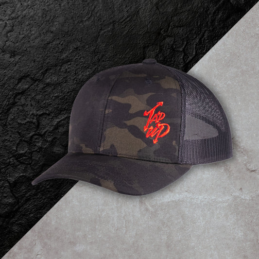 TapUp Tactical Camo Print Snapback Hat - Blend In, Stand Out